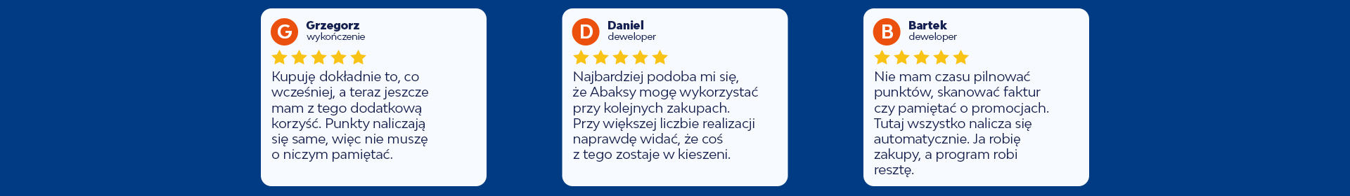 Opinie naszych klientów